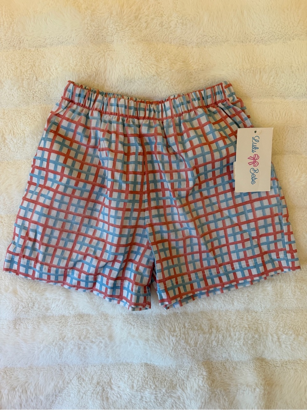bebe red and Light Blue Checked Ruffle Sundress - Picture 4 of 5